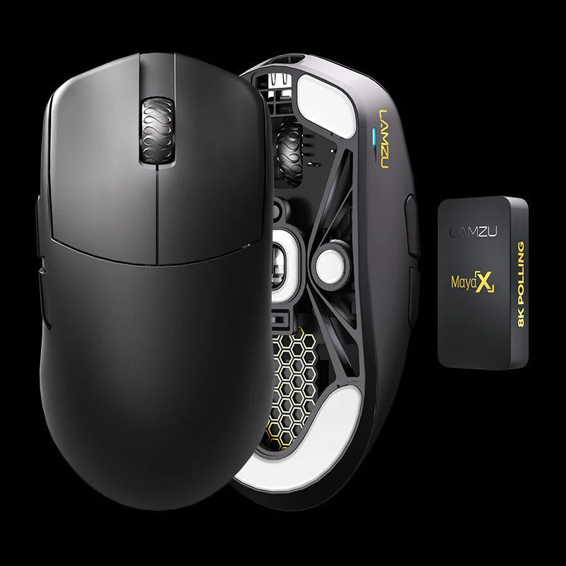 LAMZU MAYA X 8K Wireless Gaming Mouse - Lethal Gaming Gear LAMZU MAYA X 8K Wireless Gaming Mouse - Lethal Gaming Gear