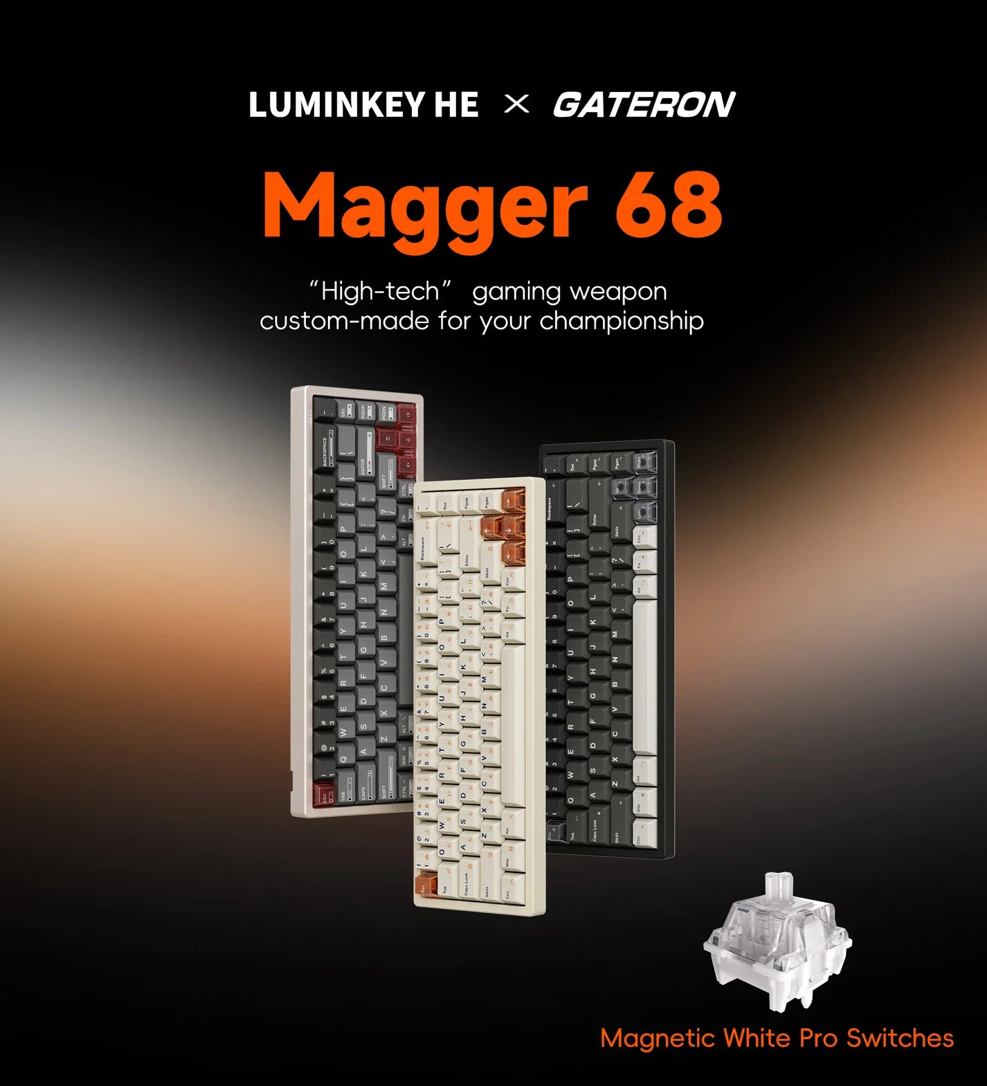 LUMINKEY Magger 68 Hall Effect Keyboard - Lethal Gaming Gear
