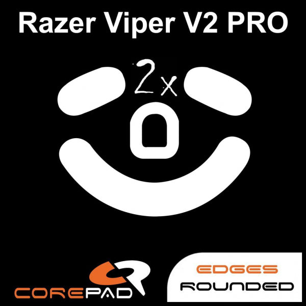 Corepad Soft Grips for Razer Viper V2 Pro Wireless - Black 