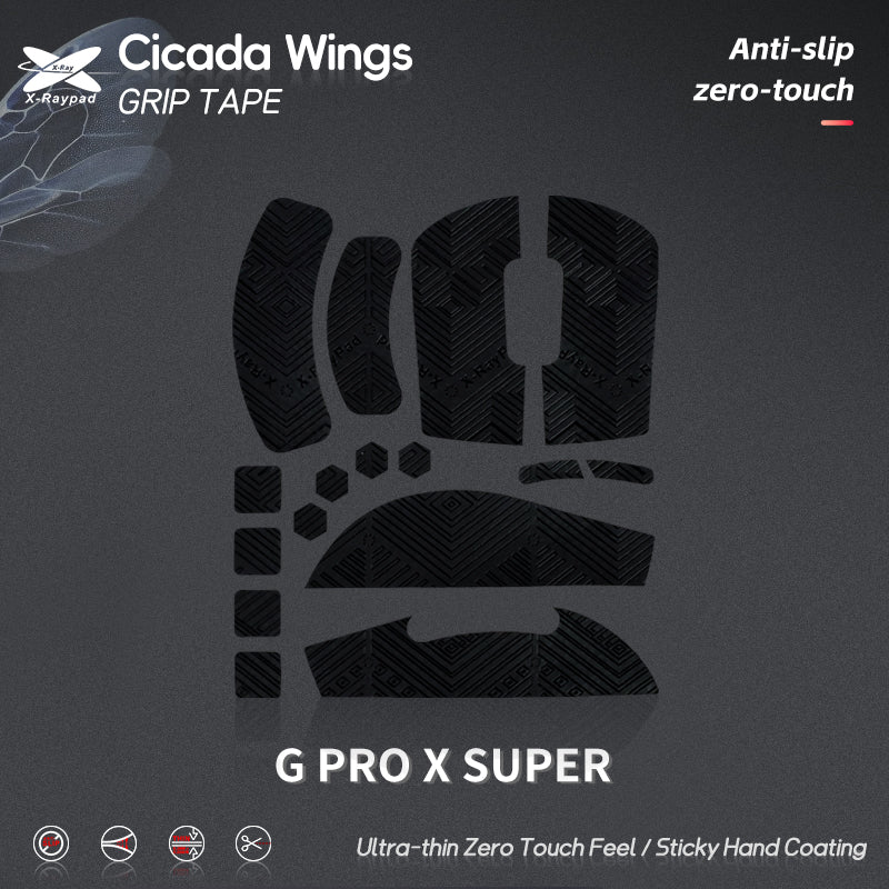Cicada Wings Grips - Logitech G Pro X Superlight / Superlight 2 (Pre-cut)
