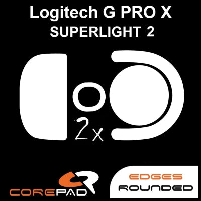 Corepad Skatez Logitech G PRO X SUPERLIGHT Wireless Mausfüße Hyperglide Teflon - Foto 8