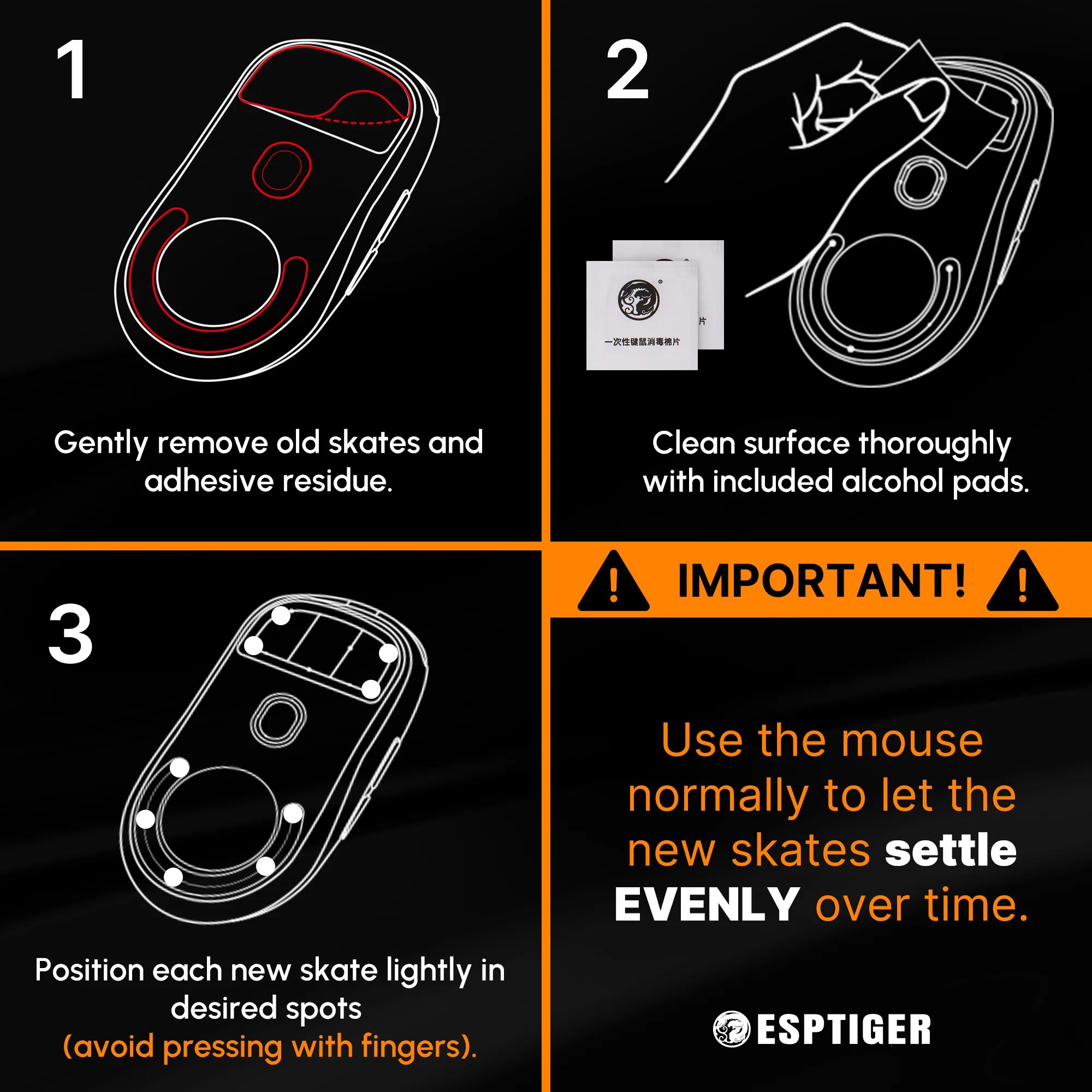 Esports Tiger ICE V2 - DIY Dots