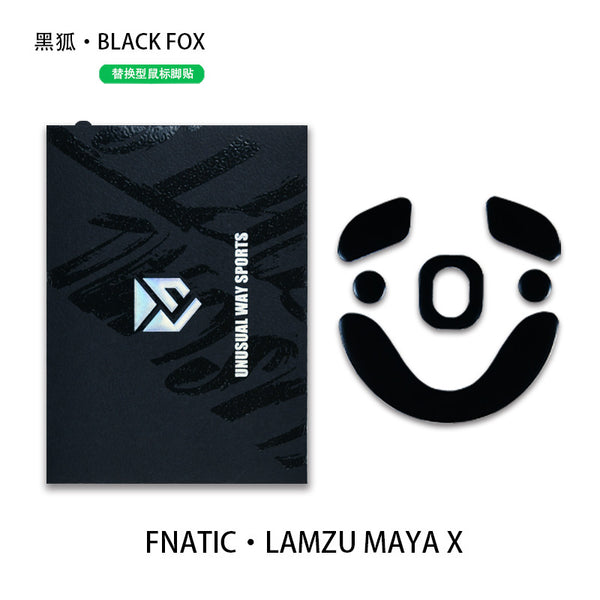 Black Fox Mouse Skates for Lamzu Maya X - Lethal Gaming Gear