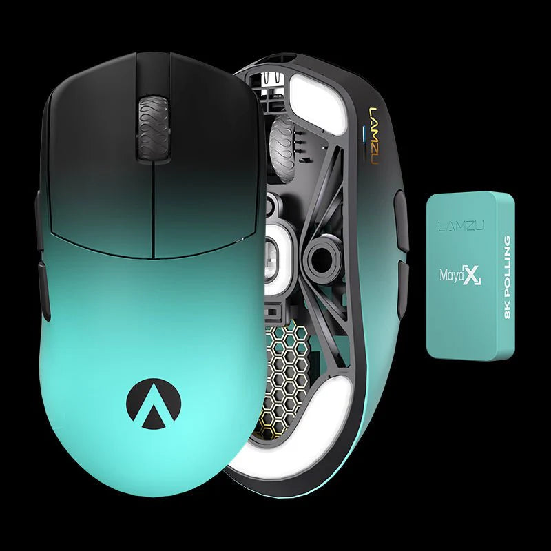 LAMZU MAYA X 8K Wireless Gaming Mouse - Lethal Gaming Gear LAMZU MAYA X 8K Wireless Gaming Mouse - Lethal Gaming Gear