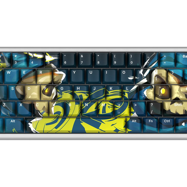 キーボード Polar 65 Calabera Edition Nacho Customz Polar 65 Hall Effect Keyboard Special Edition - Lethal