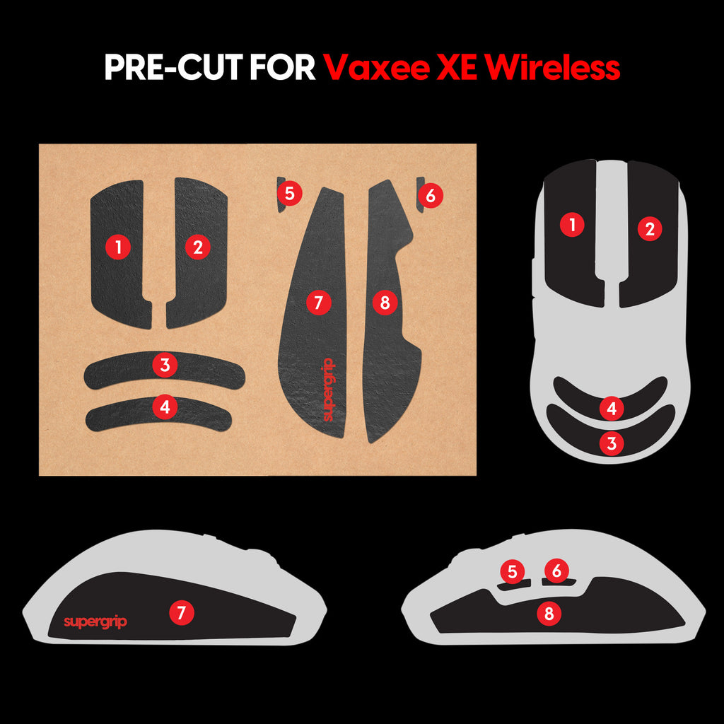 Supergrip - Vaxee XE Wireless (PRE-CUT)