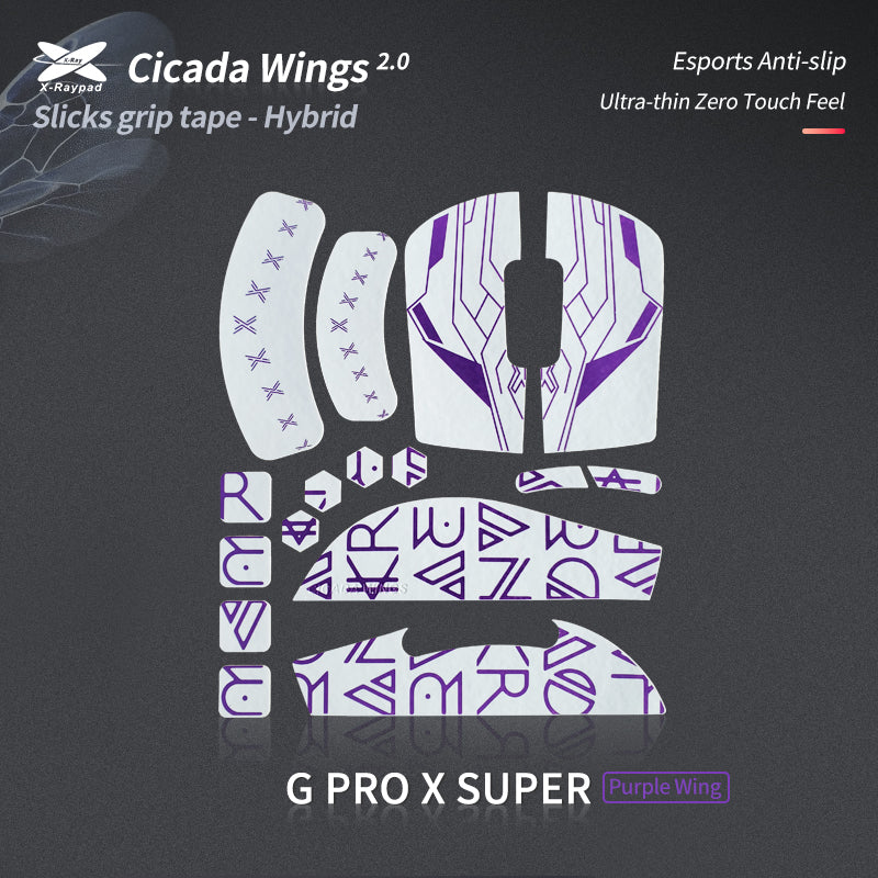 Cicada Wings 2.0 Grips - Logitech G Pro X Superlight / Superlight 2