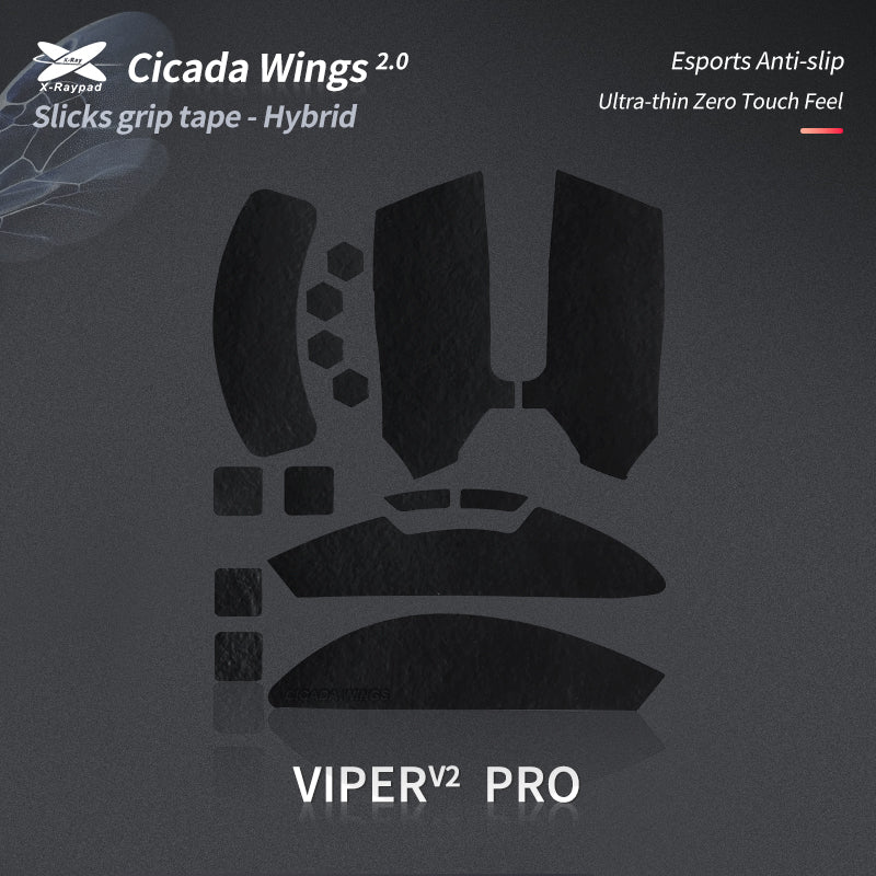 Cicada Wings 2.0 Grips - Razer Viper V2 Pro