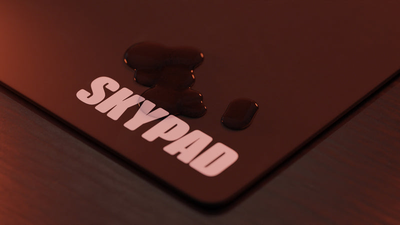 SkyPAD Glass 3.0 XL - Black - Text Logo