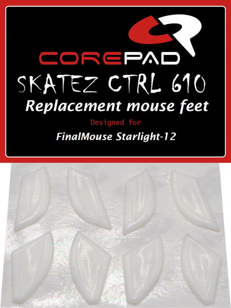 Corepad Skatez CTRL - Finalmouse Starlight-12 (.65mm) / Ultralight X