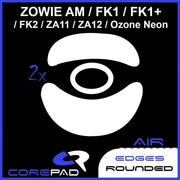 Corepad Skatez AIR - Zowie AM / FK1 / FK1+ / FK2 / S1 / S2 / ZA11 / ZA12 / Ozone Neon / Neon M10 / Ducky Feather