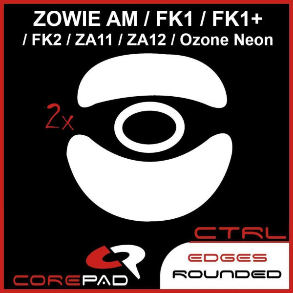 Corepad Skatez CTRL - Zowie AM / FK1 / FK1+ / FK2 / S1 / S2 / ZA11 / ZA12 / Ozone Neon / Neon M10 / Ducky Feather