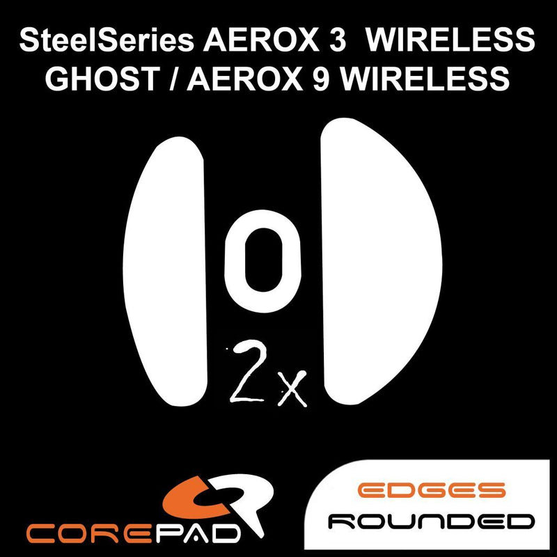 Corepad Skatez - Steelseries Aerox 3 GHOST / ONYX / SNOW / Aerox 5 / Aerox 9 Wireless