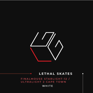 Lethal Skates V2 - Finalmouse Starlight-12 / Ultralight 2 Cape Town - Made of Glass