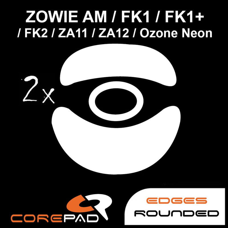 Corepad Skatez - Zowie AM / FK1 / FK1+ / FK2 / S1 / S2 / ZA11 / ZA12 / Ozone Neon / Neon M10 / Ducky Feather