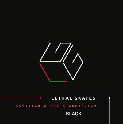 Lethal Skates V2 - Logitech G Pro X Superlight - Made of Glass